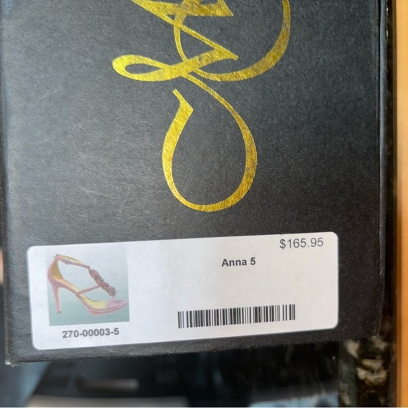 MS Shoe Design Handmade Brazil Pink Leather Diamond Pins 'ANNA' Sandals 5 Heels - Picture 9 of 16